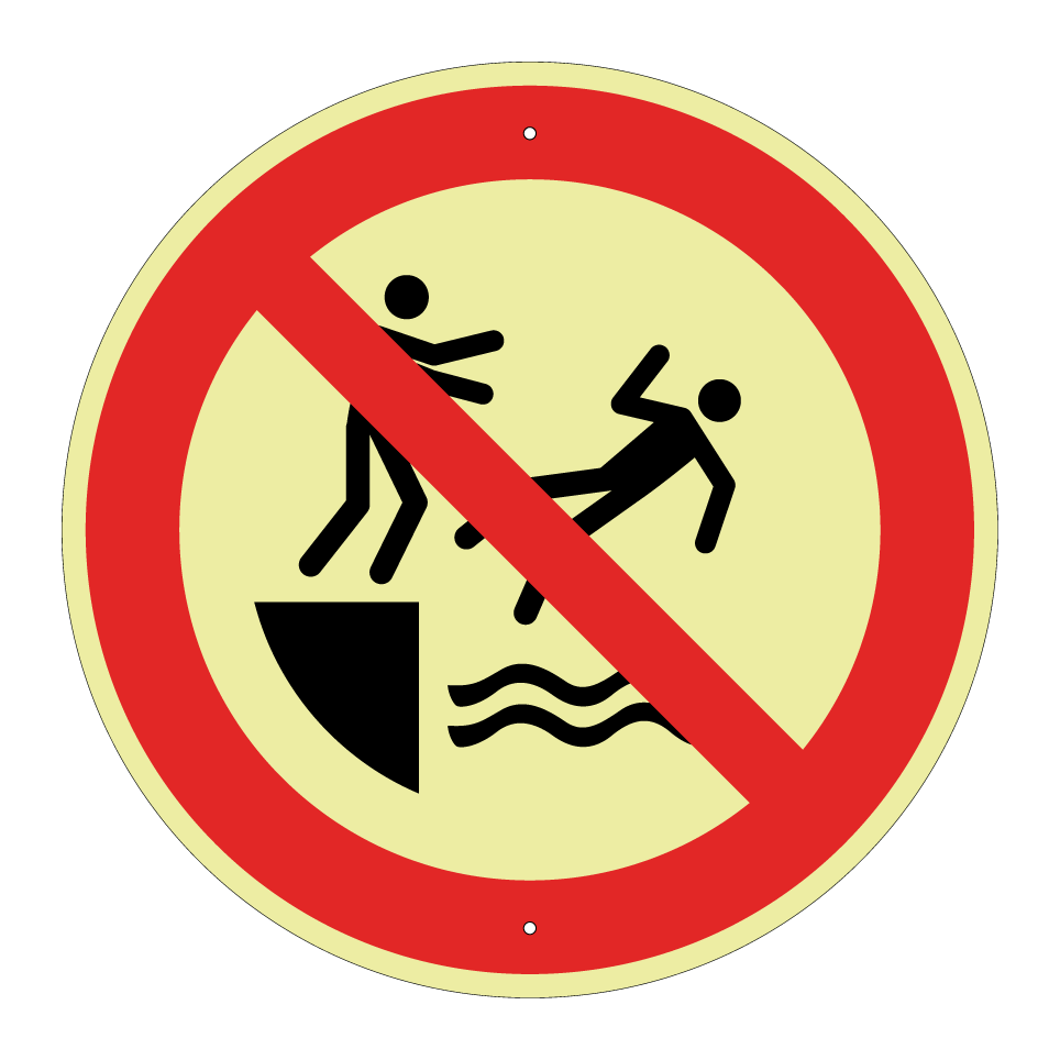 P062 No empujar al agua