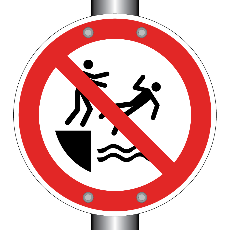 P062 No empujar al agua