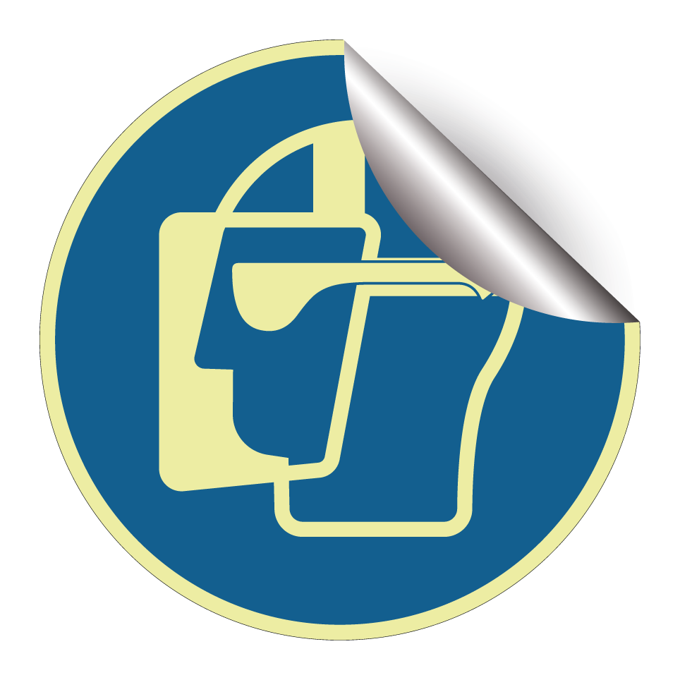 Use protector facial y gafas de seguridad