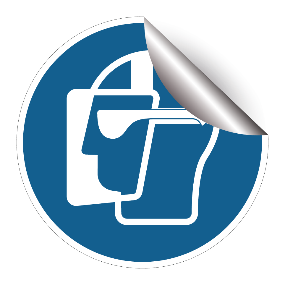 Use protector facial y gafas de seguridad