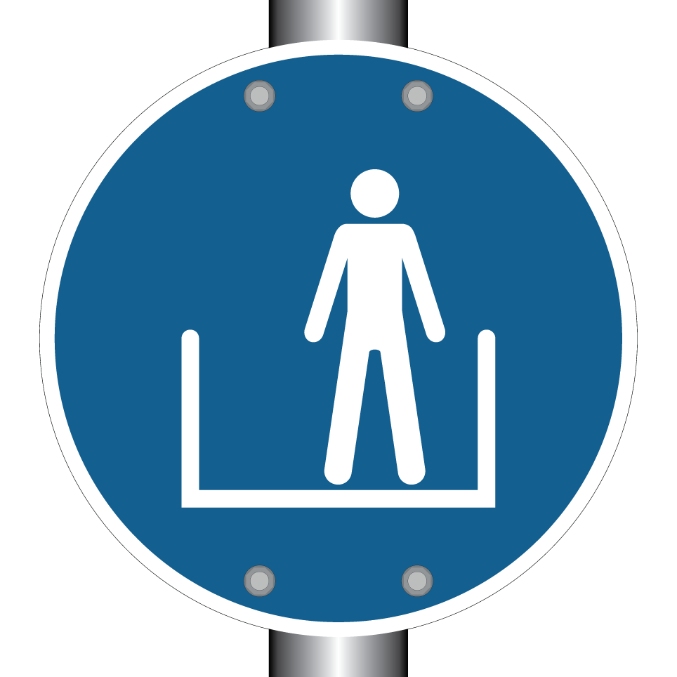 Permanezca dentro del área designada