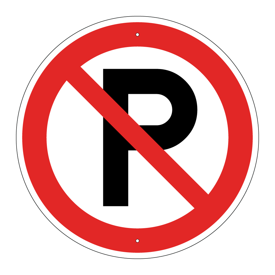 Prohibido estacionar