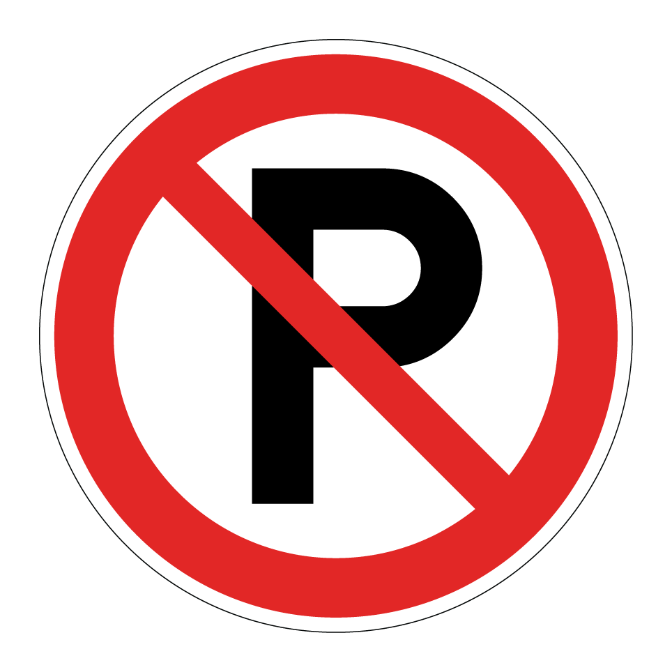 Prohibido estacionar