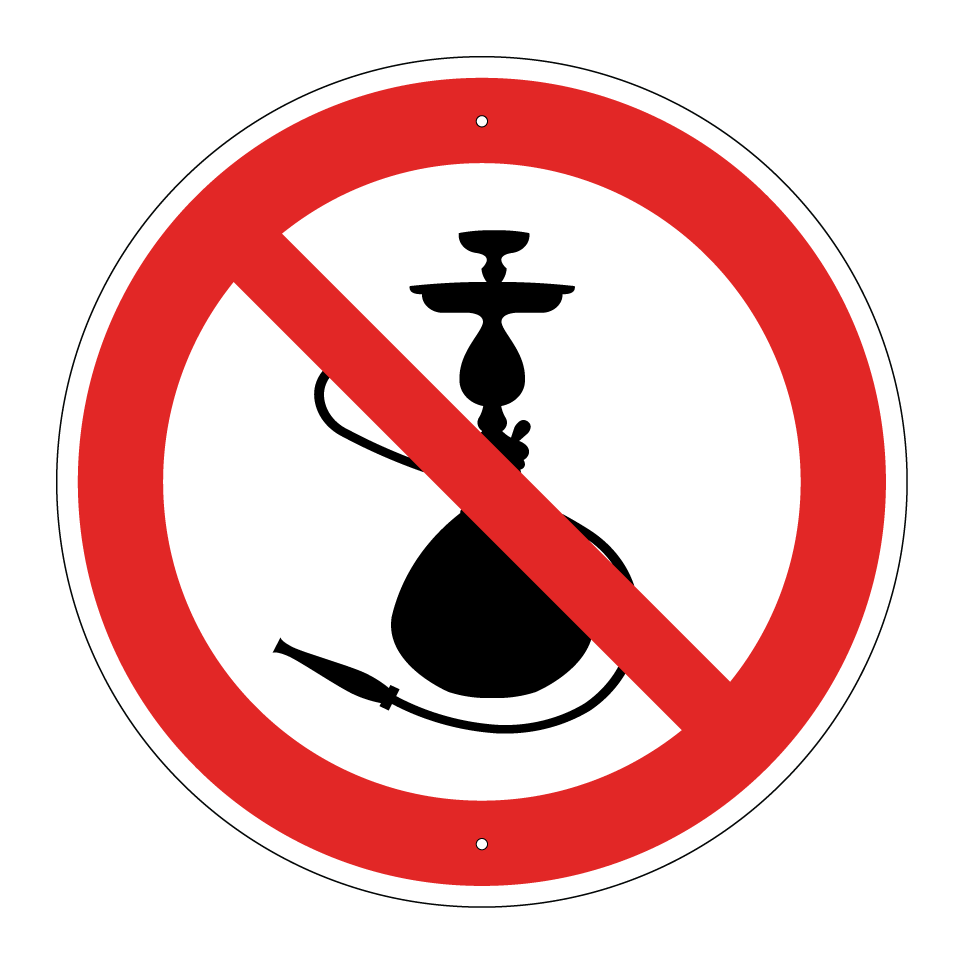 Prohibido fumar narguile