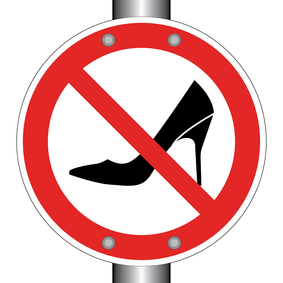 Sin tacones altos