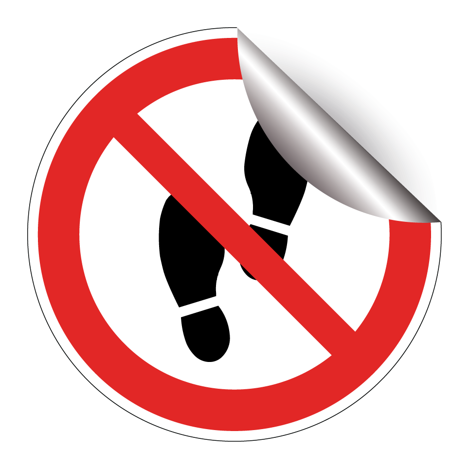 Prohibido caminar