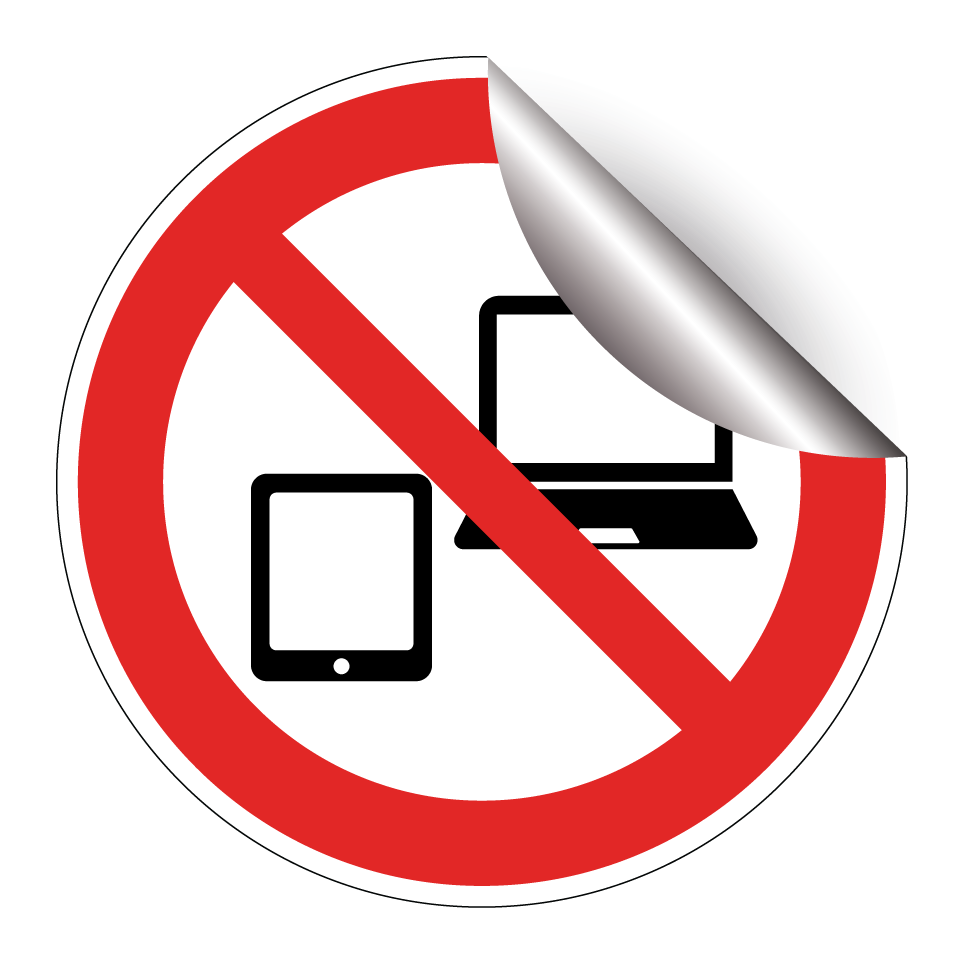 No dispositivos electrónicos