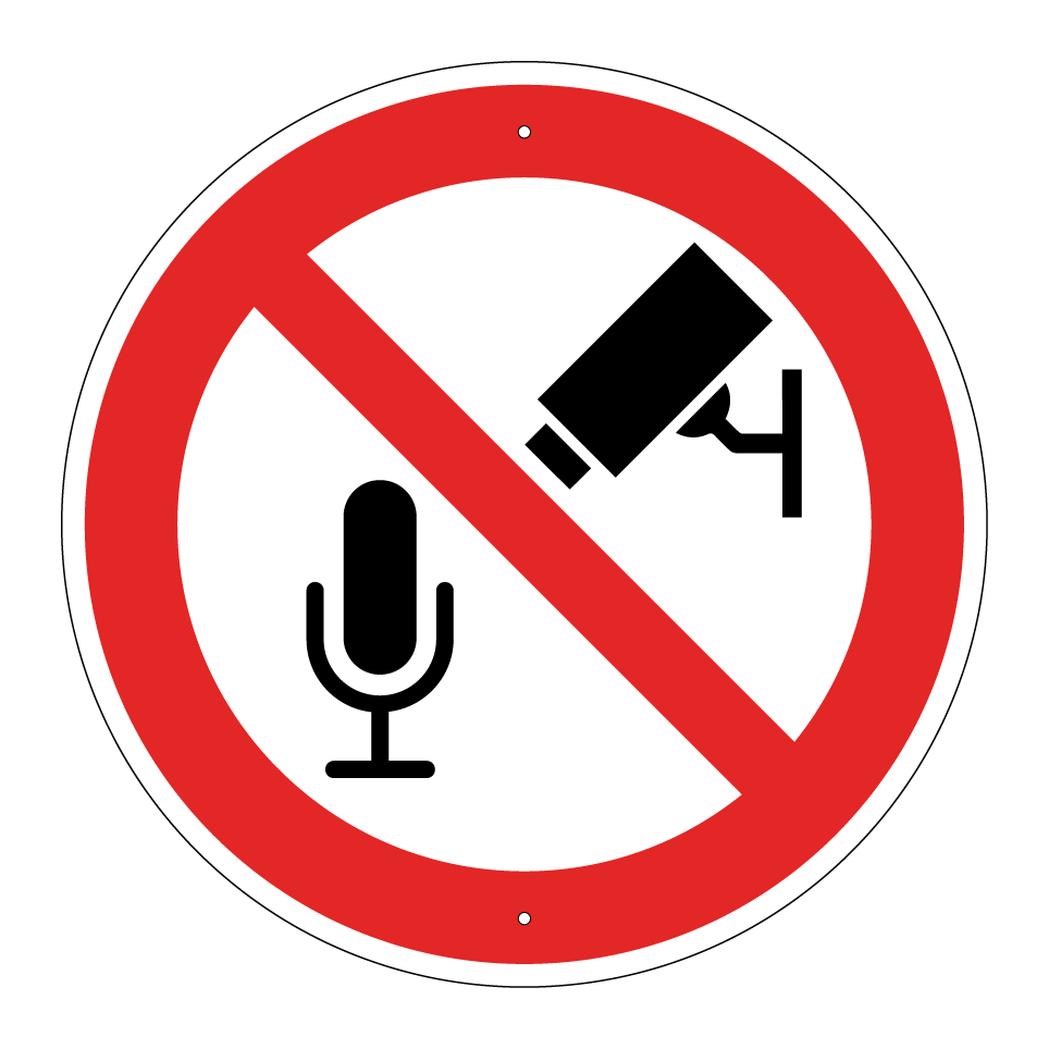 Sin vigilancia de audio o video