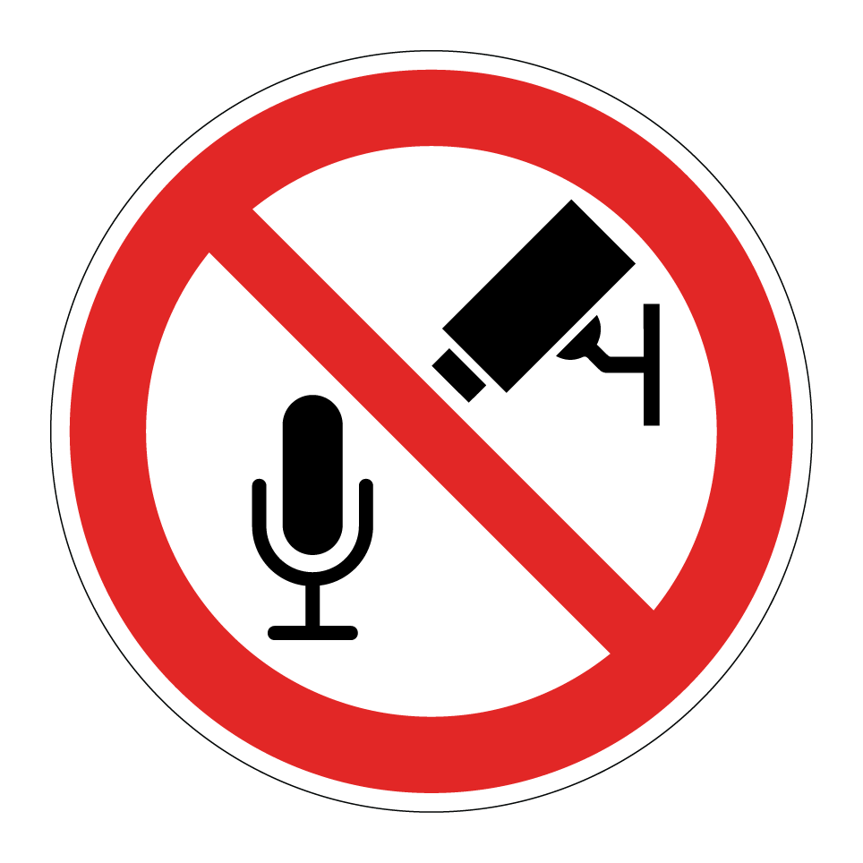 Sin vigilancia de audio o video