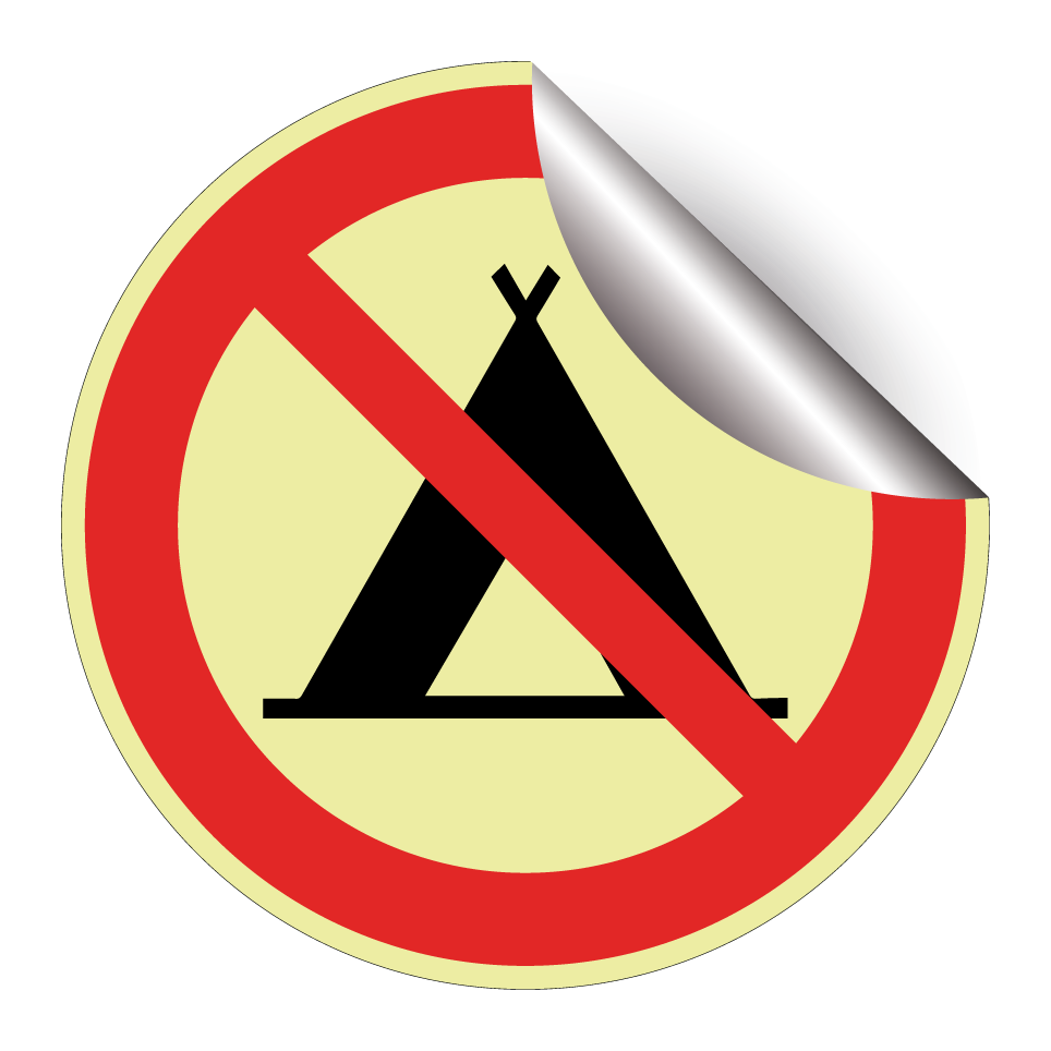 Prohibido acampar