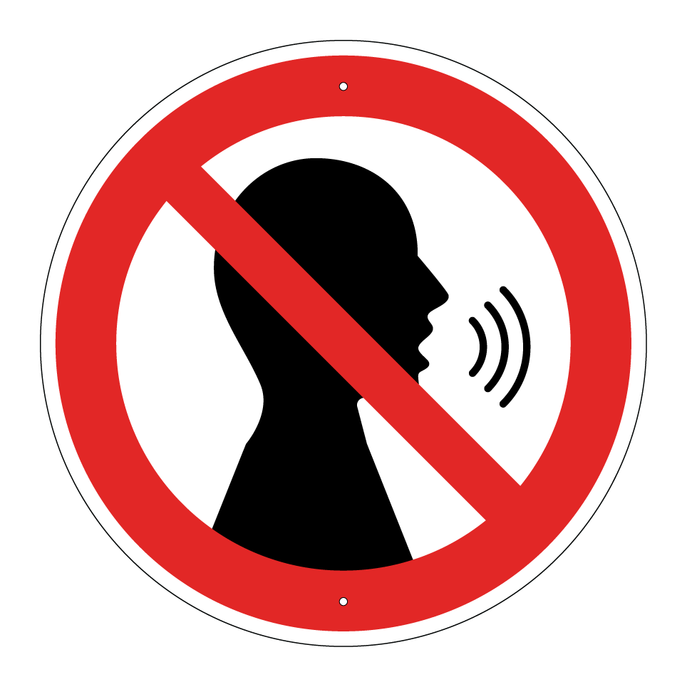 No hablar