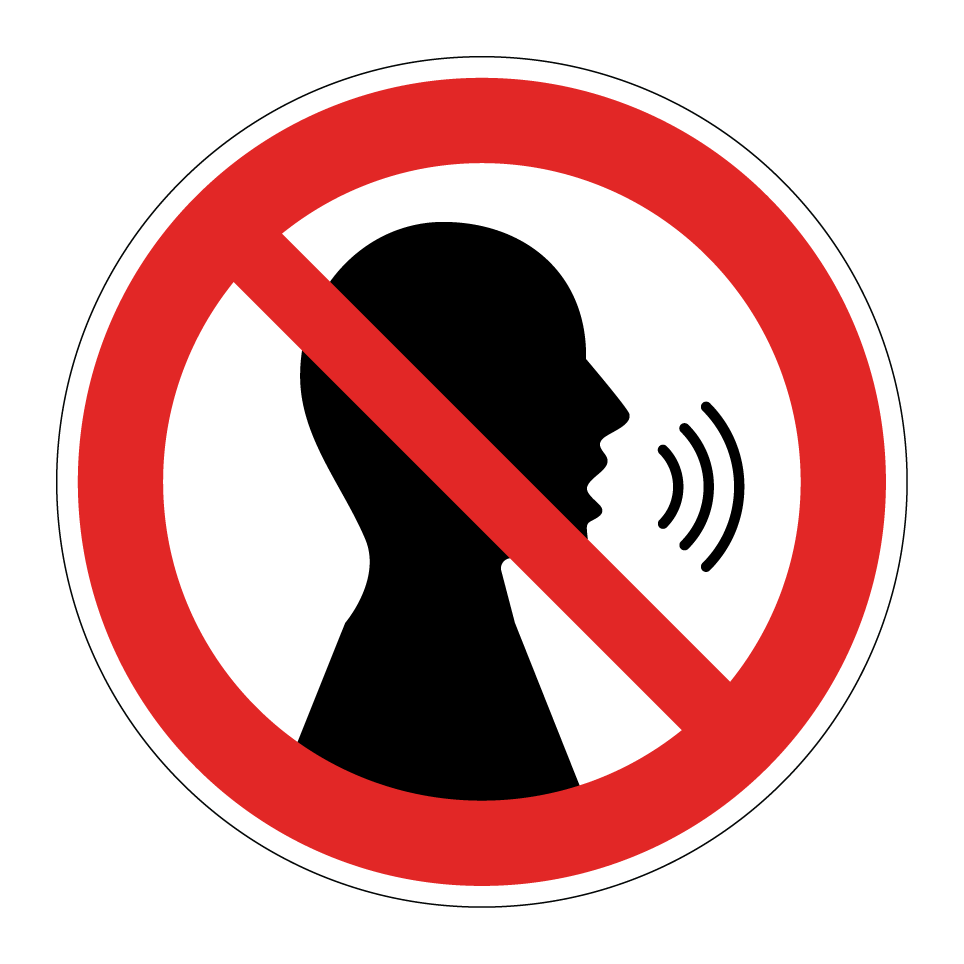 No hablar