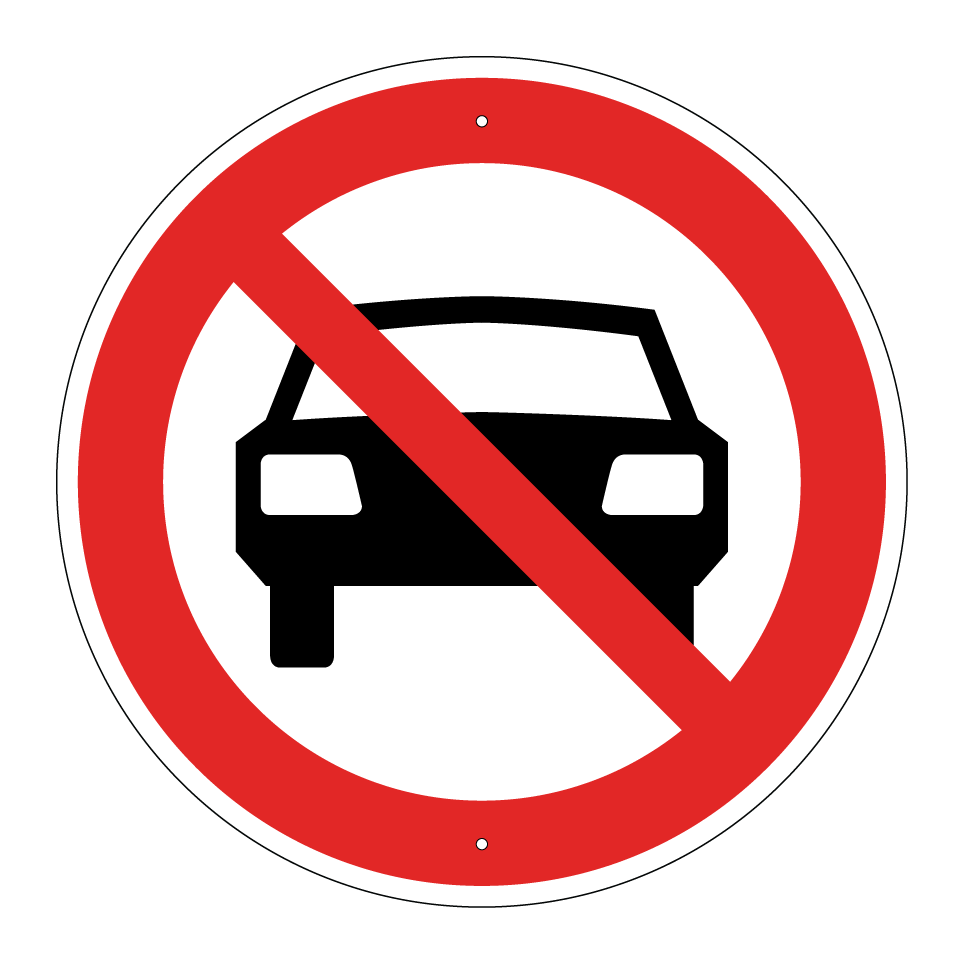 Prohibido el paso de vehículos