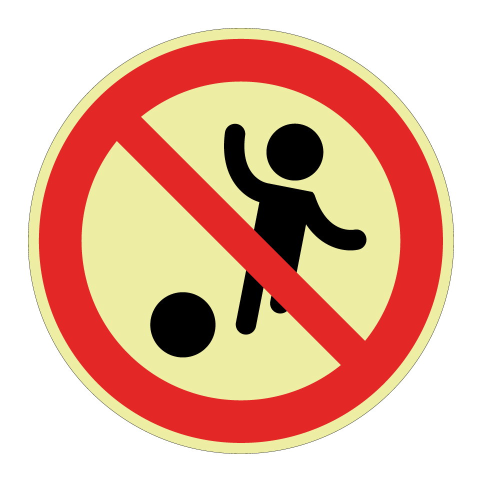 Prohibido jugar a la pelota