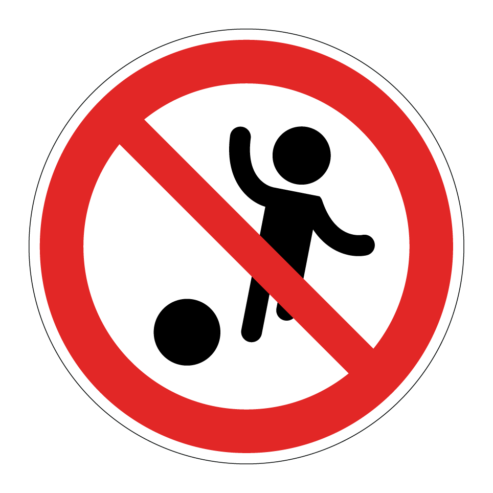 Prohibido jugar a la pelota