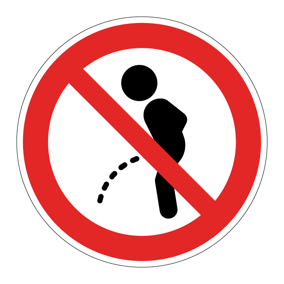 Prohibido orinar