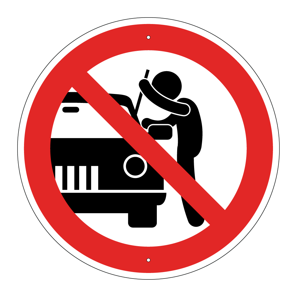 No objetos de valor en el coche