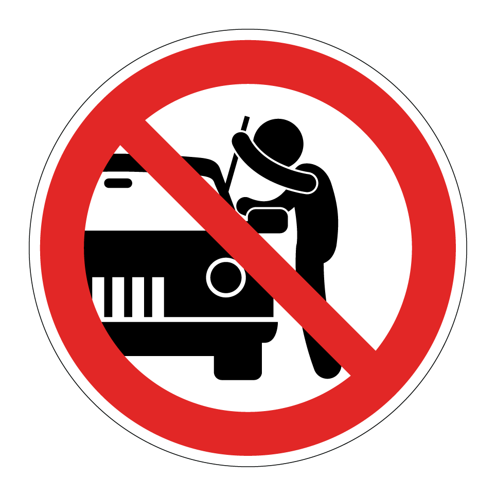 No objetos de valor en el coche