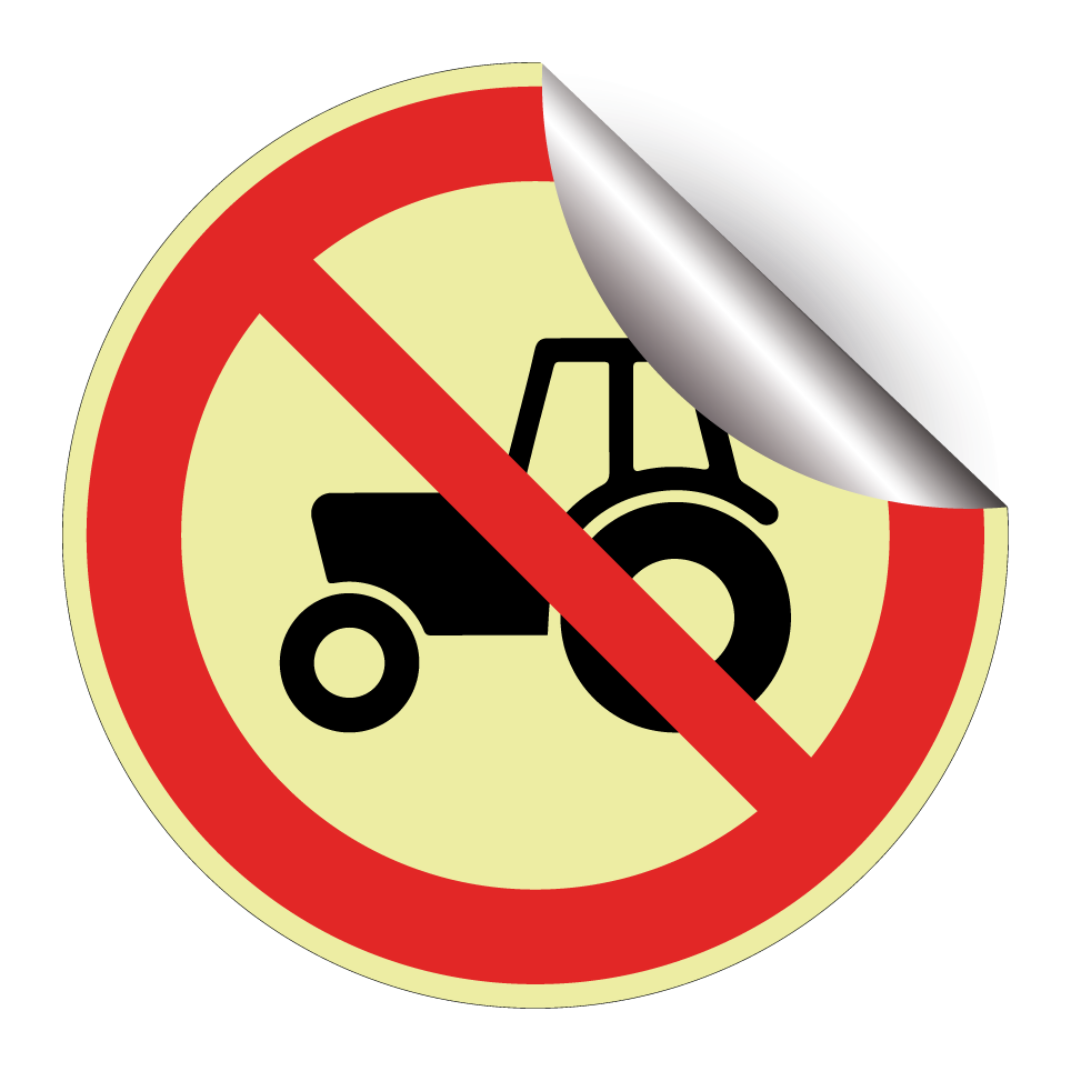 Prohibido tractores