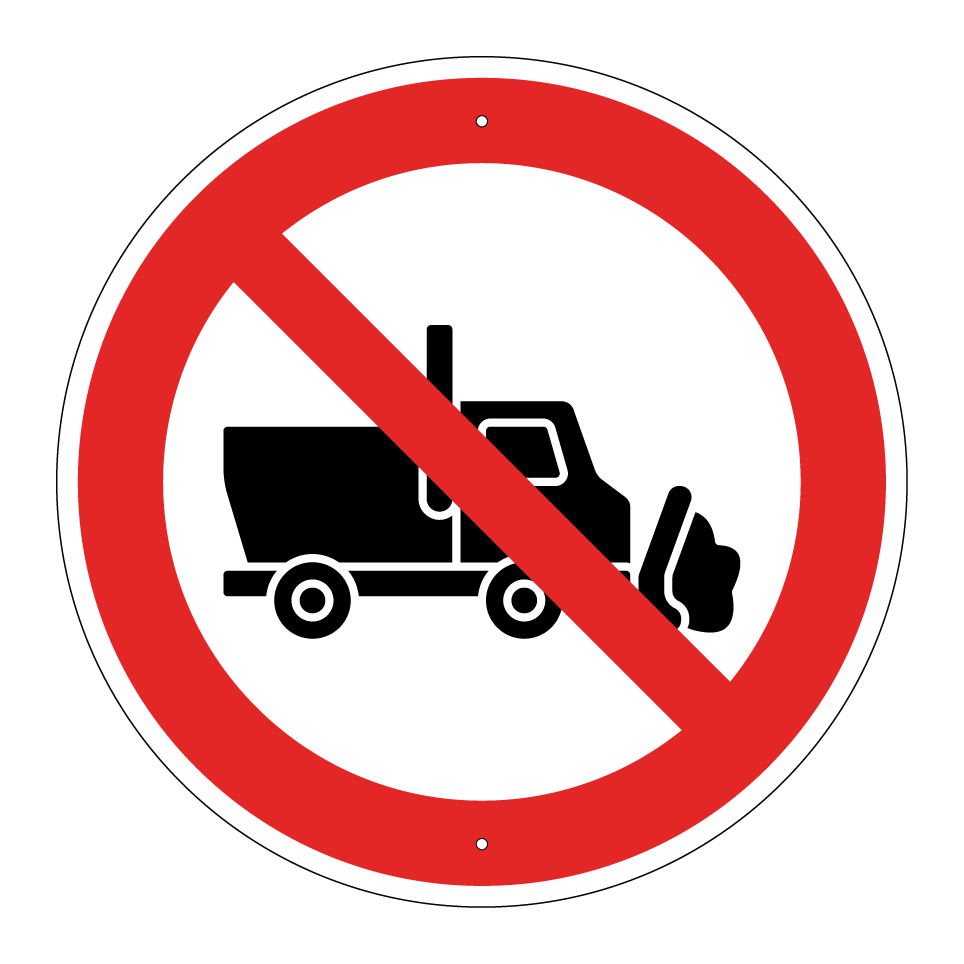 Prohibido el paso a quitanieves