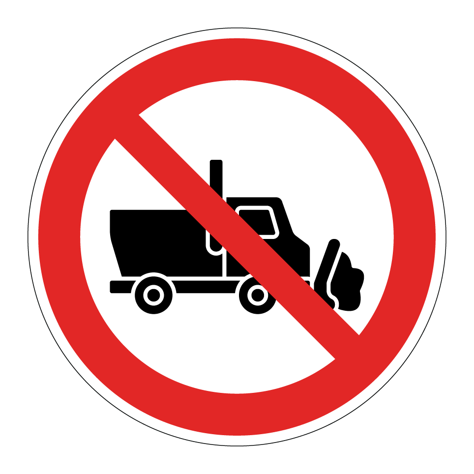 Prohibido el paso a quitanieves
