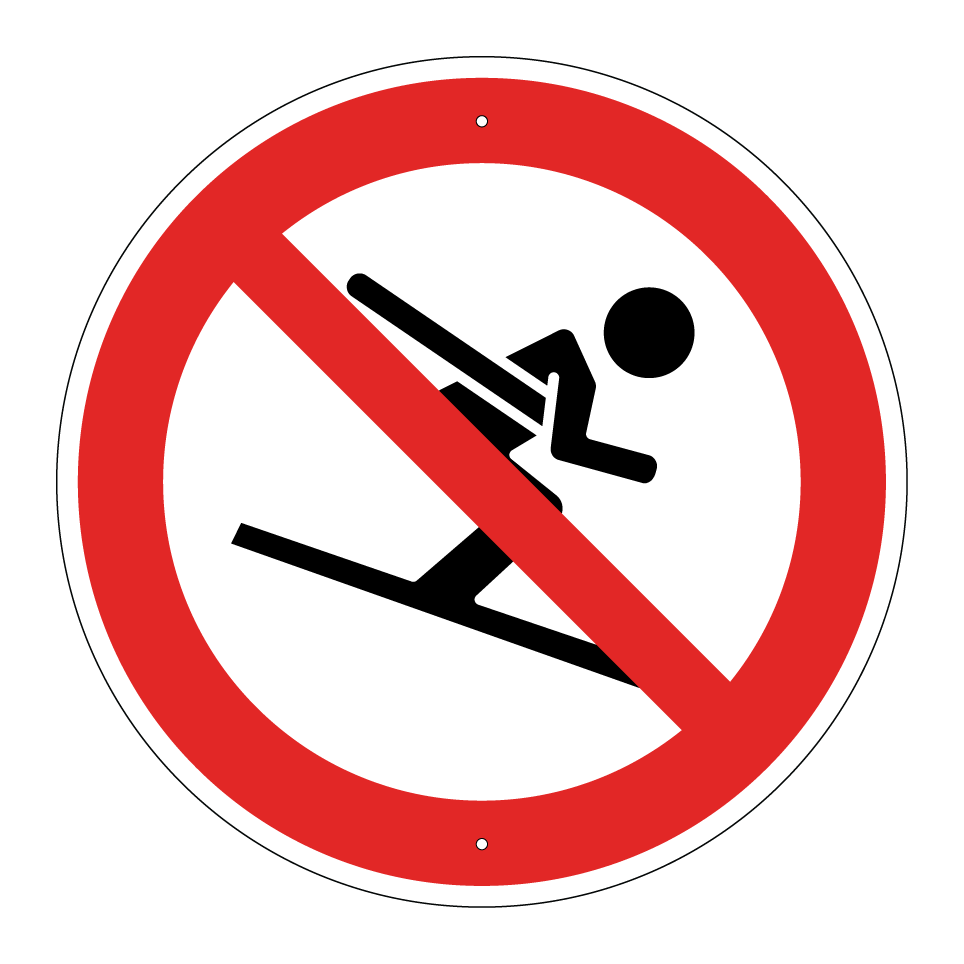 Prohibido esquiar