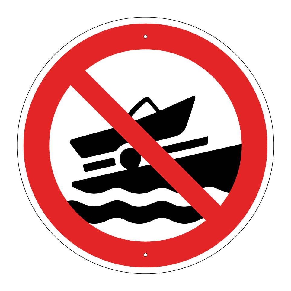 Prohibido botar embarcaciones