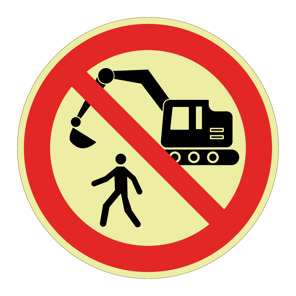 Prohibido el paso a peatones en zona de construcción