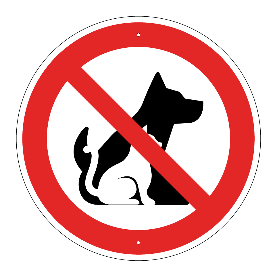 No se permiten perros ni gatos