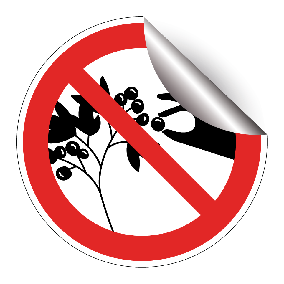 Prohibido recoger bayas