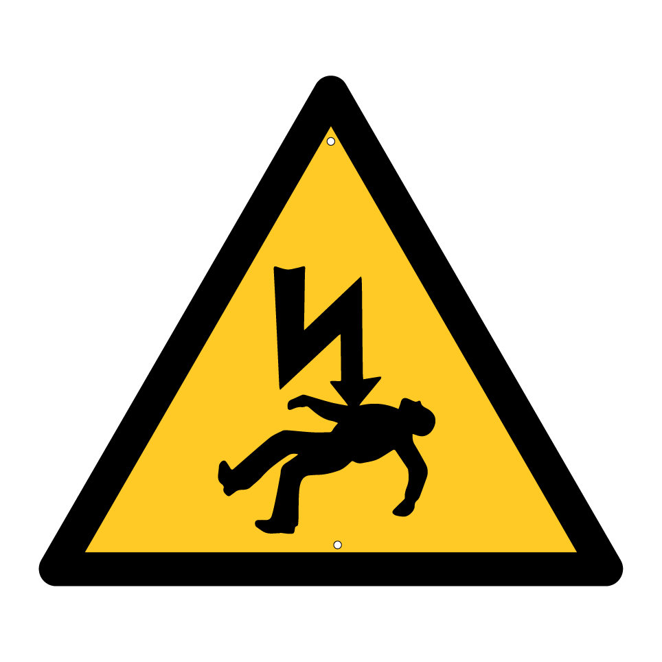 Advertencia riesgo de descarga eléctrica