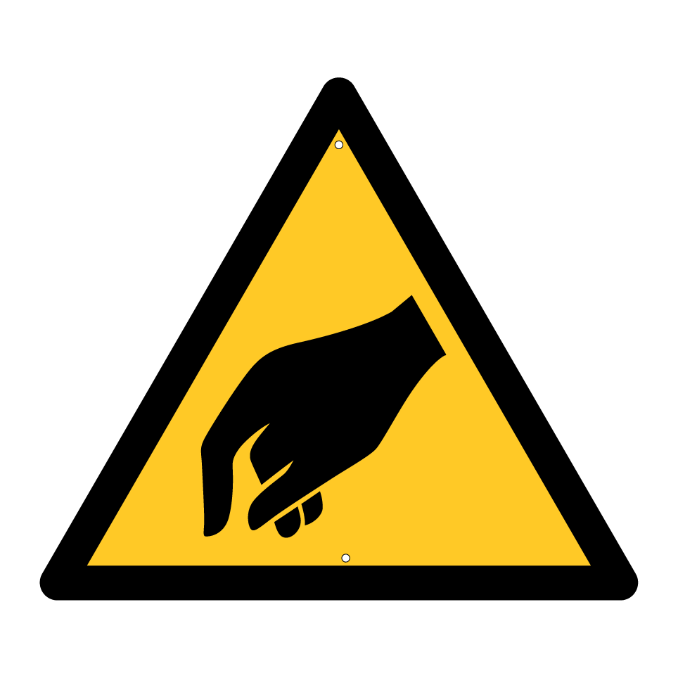 Advertencia no tocar