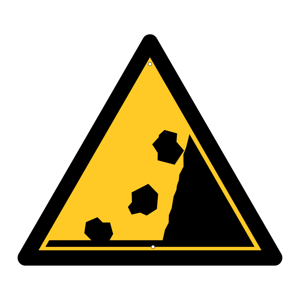 Desprendimiento de rocas / caída de rocas