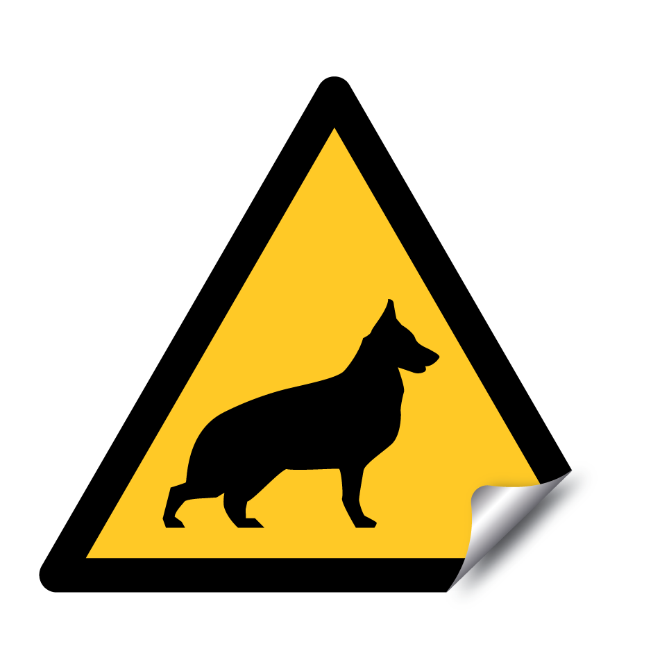 Perro guardián de advertencia