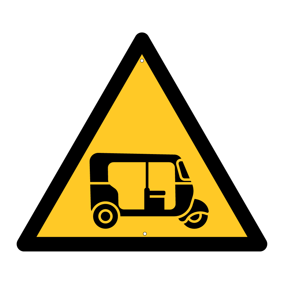 Advertencia mototaxi
